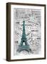 Eiffel-OnRei-Framed Art Print