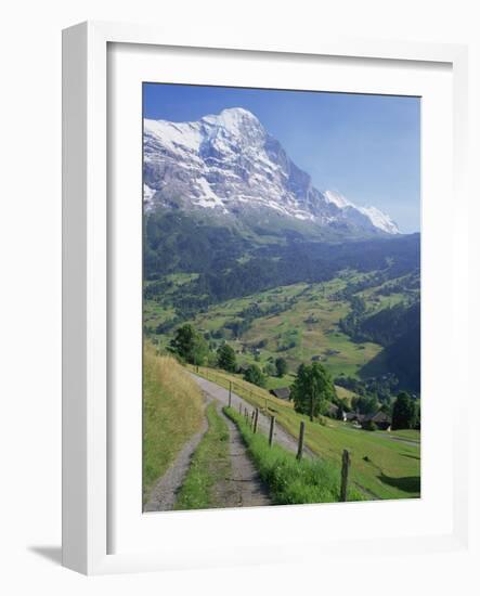 Eiger, Grindelwald, Berner Oberland, Switzerland-Jon Arnold-Framed Photographic Print