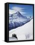 Eiger, Grindelwald, Jungfrau Region, Bernese Oberland, Switzerland-Gavin Hellier-Framed Stretched Canvas