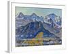 Eiger, Moench and Jungfrau in the Sun-Ferdinand Hodler-Framed Giclee Print