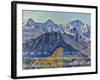 Eiger, Moench and Jungfrau in the Sun-Ferdinand Hodler-Framed Giclee Print