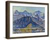 Eiger, Moench and Jungfrau in the Sun-Ferdinand Hodler-Framed Premium Giclee Print