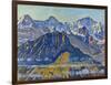 Eiger, Moench and Jungfrau in the Sun-Ferdinand Hodler-Framed Giclee Print