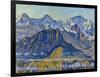 Eiger, Moench and Jungfrau in the Sun-Ferdinand Hodler-Framed Giclee Print