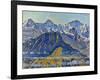 Eiger, Moench and Jungfrau in the Sun-Ferdinand Hodler-Framed Giclee Print