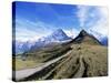 Eiger, Monch and Jungfrau, Bernese Oberland, Swiss Alps, Switzerland-Hans Peter Merten-Stretched Canvas