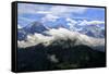 Eiger, Monch and Jungfrau, seen from Schynige Platte, Bernese Oberland, Canton of Bern, Switzerland-Hans-Peter Merten-Framed Stretched Canvas