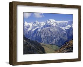 Eiger, Monch, Jungfrau Mountains, Bernese Oberland, Swiss Alps, Switzerland, Europe-Andrew Sanders-Framed Photographic Print