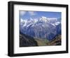 Eiger, Monch, Jungfrau Mountains, Bernese Oberland, Swiss Alps, Switzerland, Europe-Andrew Sanders-Framed Photographic Print