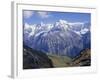 Eiger, Monch, Jungfrau Mountains, Bernese Oberland, Swiss Alps, Switzerland, Europe-Andrew Sanders-Framed Photographic Print