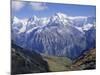 Eiger, Monch, Jungfrau Mountains, Bernese Oberland, Swiss Alps, Switzerland, Europe-Andrew Sanders-Mounted Photographic Print