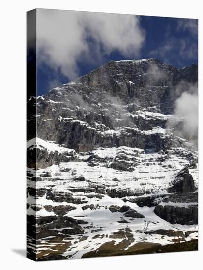 Eiger North Face, Bernese Alps, Bernese Oberland, Swiss Alps, Switzerland, Europe-Hans Peter Merten-Stretched Canvas