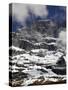 Eiger North Face, Bernese Alps, Bernese Oberland, Swiss Alps, Switzerland, Europe-Hans Peter Merten-Stretched Canvas