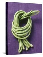 Eight Asparagus Beans, Tied in a Knot-Eising Studio - Food Photo and Video-Stretched Canvas