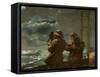 Eight Bells, 1886 (Oil on Canvas)-Winslow Homer-Framed Stretched Canvas