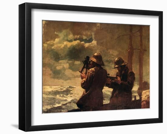 Eight Bells-Winslow Homer-Framed Art Print