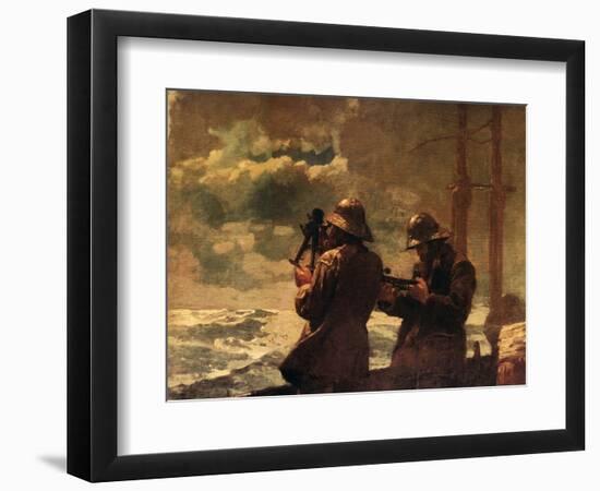 Eight Bells-Winslow Homer-Framed Art Print