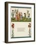 Eight Children Mourning a Dead Bird-Kate Greenaway-Framed Art Print