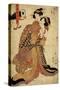 Eight Elegant (Poeti) Songs, C1811-C1814-Kikukawa Eizan-Stretched Canvas