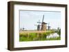 Eight from the Nineteen Windmills in Kinderdijk-Colette2-Framed Photographic Print