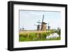 Eight from the Nineteen Windmills in Kinderdijk-Colette2-Framed Photographic Print