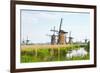 Eight from the Nineteen Windmills in Kinderdijk-Colette2-Framed Photographic Print