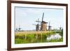 Eight from the Nineteen Windmills in Kinderdijk-Colette2-Framed Photographic Print