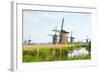 Eight from the Nineteen Windmills in Kinderdijk-Colette2-Framed Photographic Print