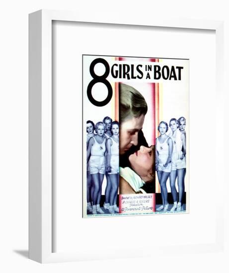 Eight Girls in a Boat - Movie Poster Reproduction-null-Framed Photo