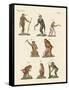 Eight Kinds of Monkeys-null-Framed Stretched Canvas