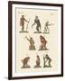 Eight Kinds of Monkeys-null-Framed Giclee Print