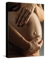 Eight Months Pregnant Woman-Coneyl Jay-Stretched Canvas