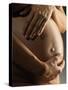 Eight Months Pregnant Woman-Coneyl Jay-Stretched Canvas