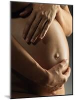 Eight Months Pregnant Woman-Coneyl Jay-Mounted Photographic Print