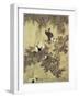 Eight Red-Crested Herons in a Pine Tree, 1754-Hua Yan-Framed Giclee Print