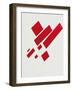 Eight Red Rectangles. Painting by Kazimir Severinovich Malevich (Malevich, Malevic) (1878-1935), 19-Kazimir Severinovich Malevich-Framed Giclee Print