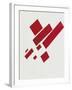 Eight Red Rectangles-Kasimir Malevich-Framed Art Print