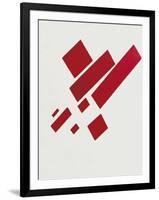 Eight Red Rectangles-Kasimir Malevich-Framed Art Print
