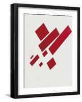 Eight Red Rectangles-Kasimir Malevich-Framed Art Print