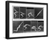 Eight Shots of a Man Jumping-null-Framed Photographic Print