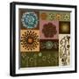 Eight Squares with Flowers-Rouz-Framed Art Print