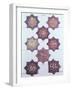 Eight Tiles Decorated with Animals, 13th-14th Century-null-Framed Giclee Print