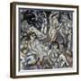 Eight Woman Arranged About the Landscape, Huit Femmes Autour D'Un Paysage, 1917-Jules Pascin-Framed Giclee Print