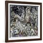 Eight Woman Arranged About the Landscape, Huit Femmes Autour D'Un Paysage, 1917-Jules Pascin-Framed Giclee Print