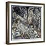 Eight Woman Arranged About the Landscape, Huit Femmes Autour D'Un Paysage, 1917-Jules Pascin-Framed Giclee Print