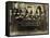 Eight Women in High Hats Having Tea in Norfolk, England, Ca. 1920-null-Framed Stretched Canvas