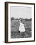 Eight Year Old Jennie Camillo from Philadelphia Picking Cranberries at Theodore Budd's Bog-Lewis Wickes Hine-Framed Photographic Print