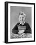 Eight Year Old School Boy Portrait, Ca. 1948-null-Framed Photographic Print