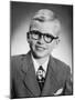 Eight Year Old School Boy Portrait, Ca. 1954-null-Mounted Photographic Print