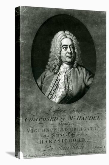 Eighteen Songs Composed by Handel Adapted for a Violioncello Obligato with Harpsichord by Henry Har-Thomas Hudson-Stretched Canvas